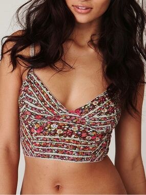 Floral Crop Top / Bralette